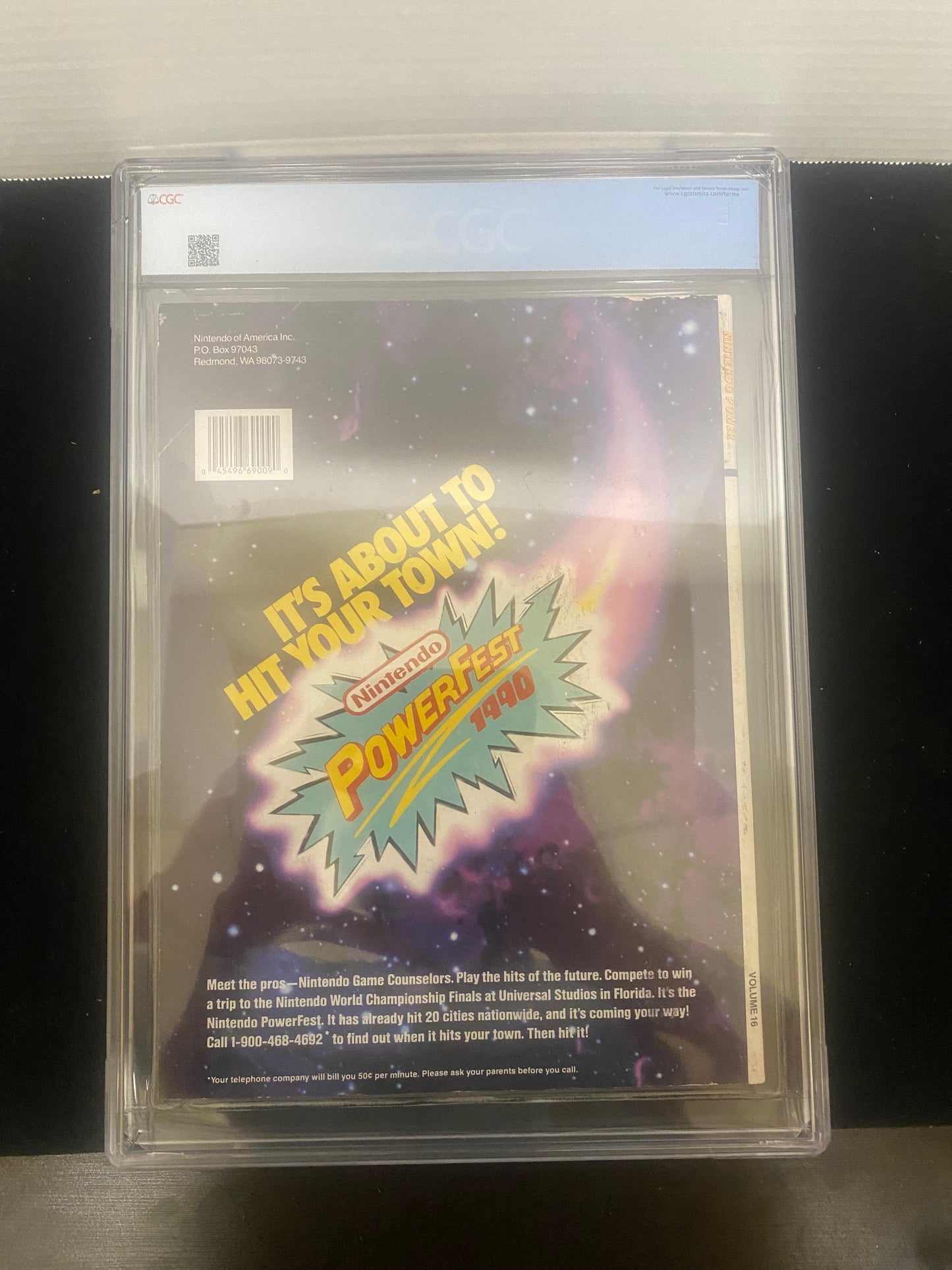 Nintendo Power #16 CGC Graded 4.5