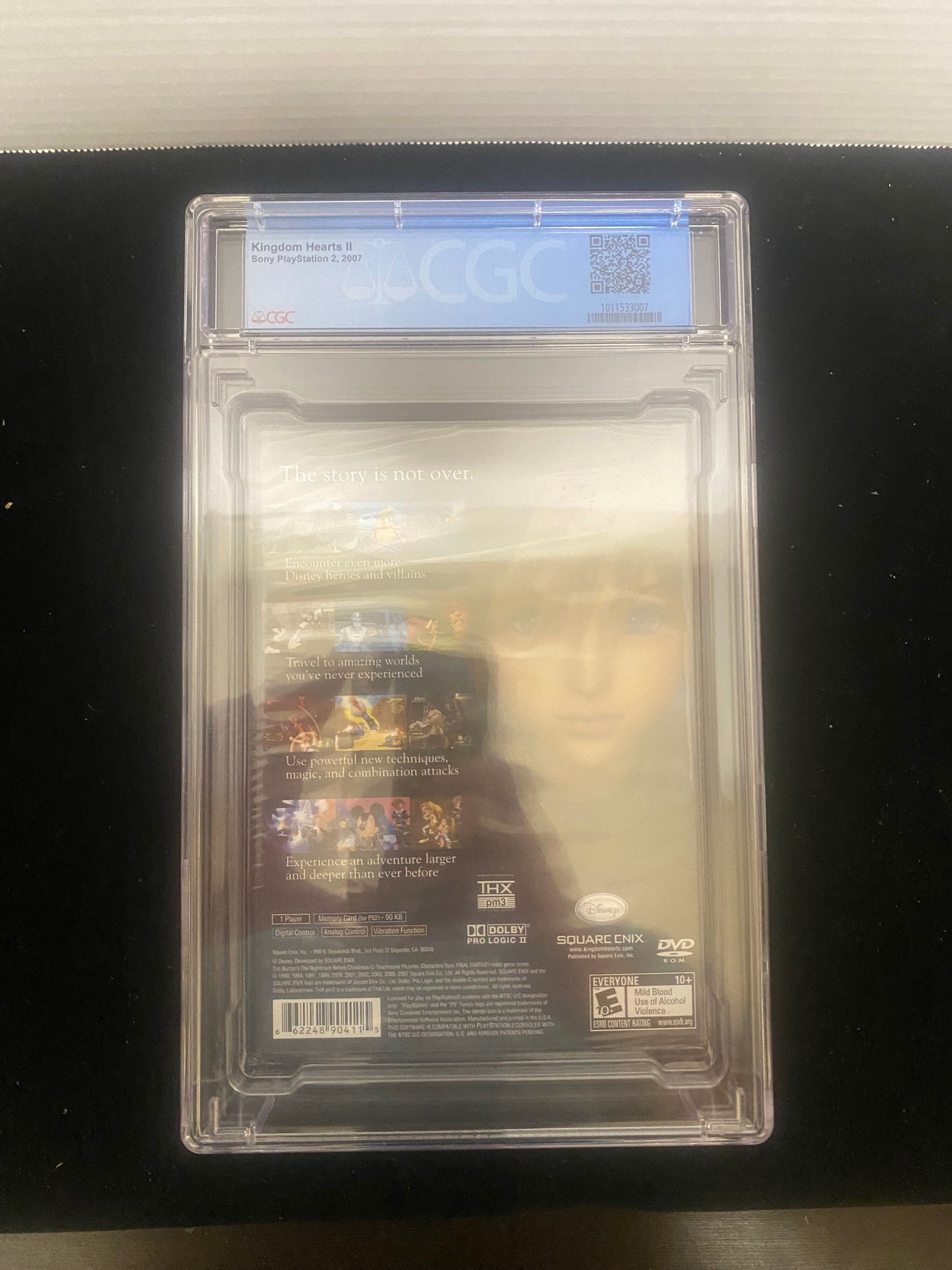 Sealed - Kingdom Hearts II (Sony Playstation 2 2007) CGC Graded 9.6