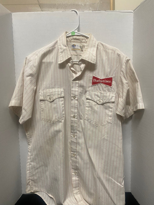 Budweiser Work Shirt - Riverside size 16.5 size