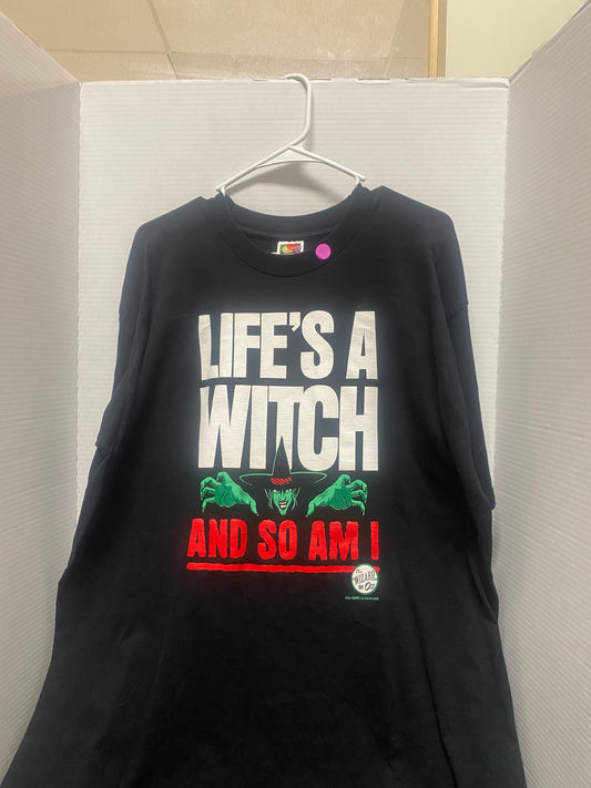 "Lifes a Witch" Wizard of Oz Tshirt Fruit of the Loom XXL