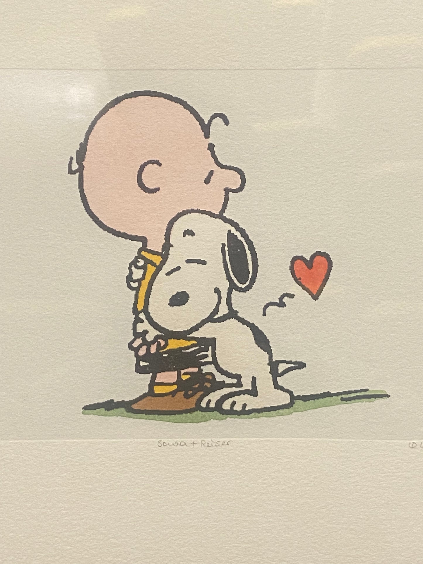 Charlie Brown and Snoopy 40/500 with CoA