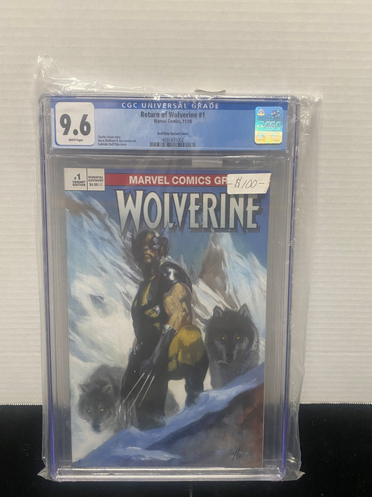 Return of Wolverine #1 CGC Graded 9.6