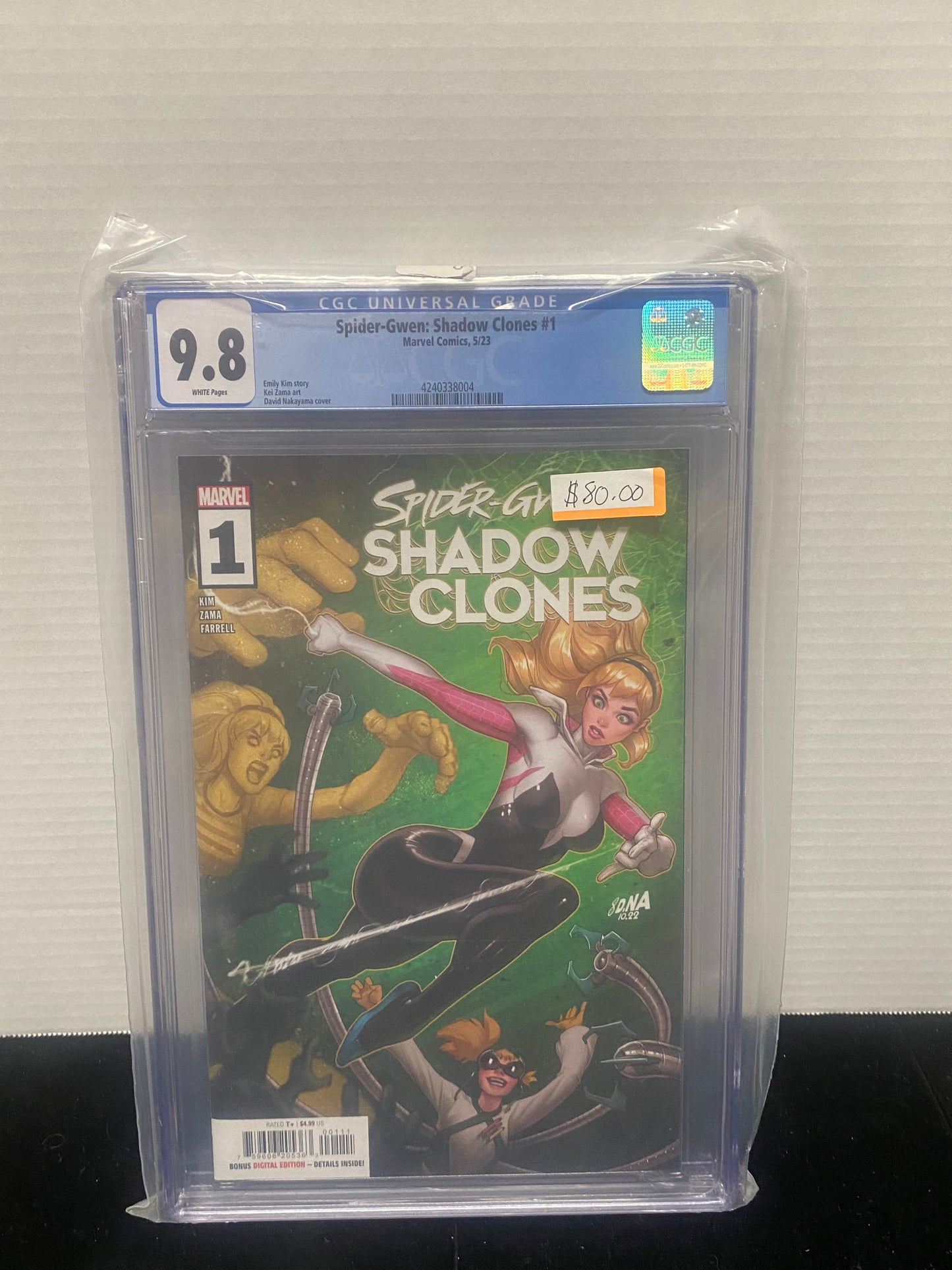 Spider-Gwen: Shadow Clones #1 CGC graded 9.8